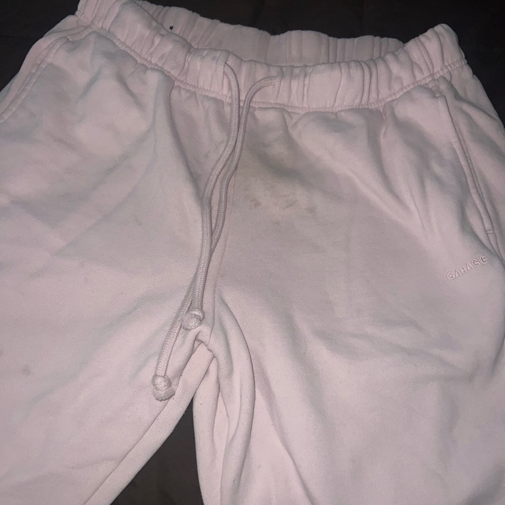 Garage Large Straight Leg Light Pink Sweatpants